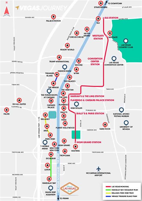 monorail las vegas map